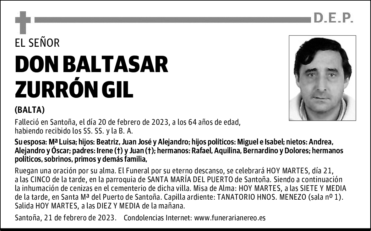 DON BALTASAR ZURRÓN GIL