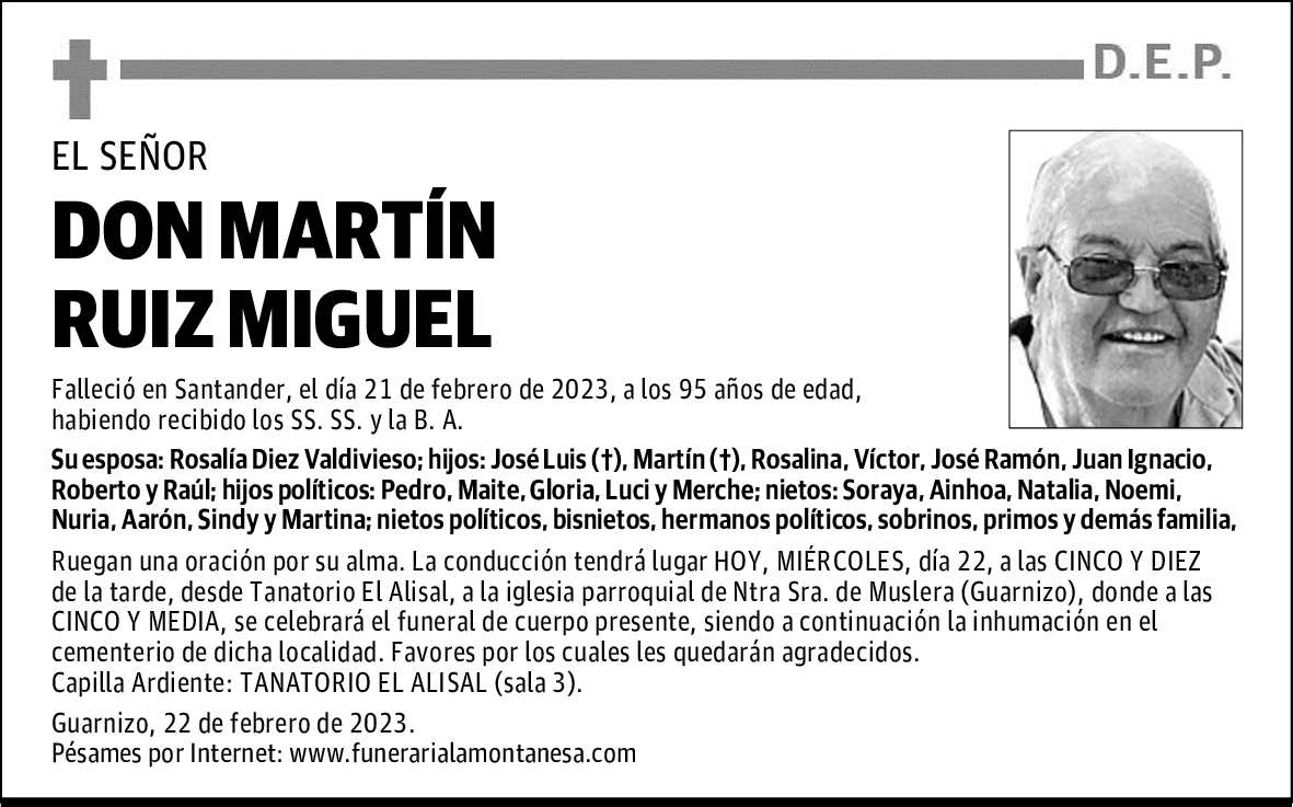 DON MARTÍN RUIZ MIGUEL