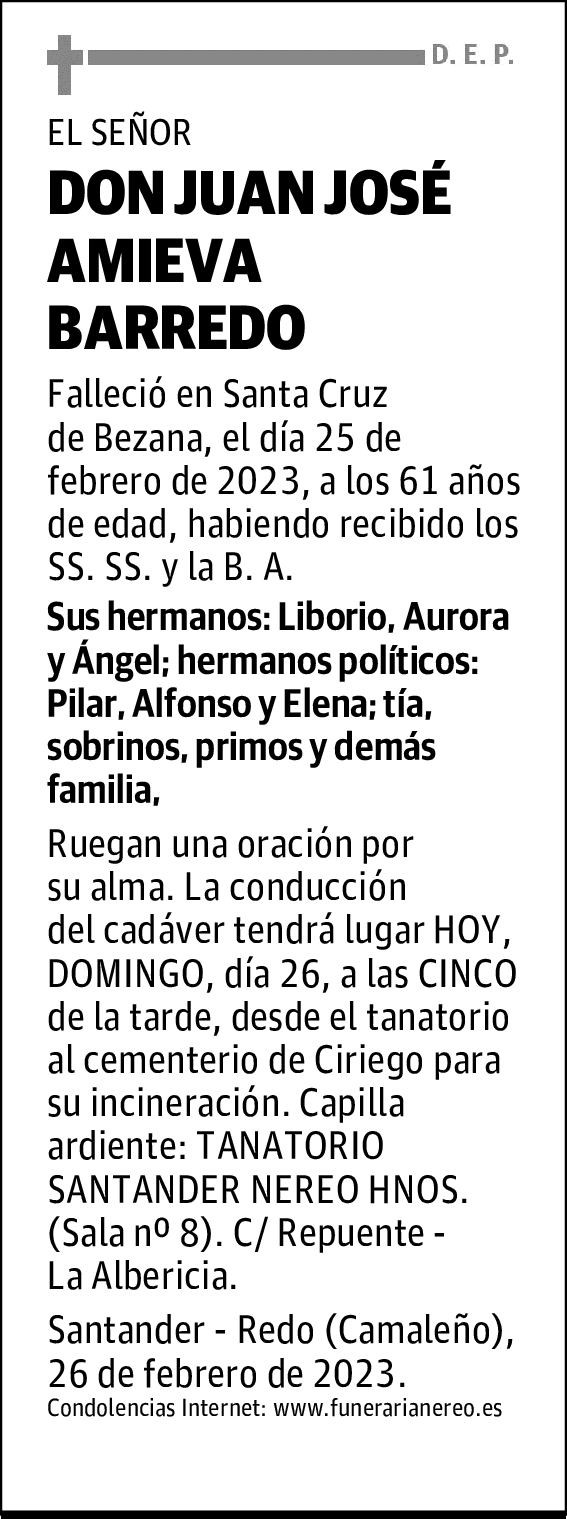 DON JUAN JOSÉ AMIEVA BARREDO