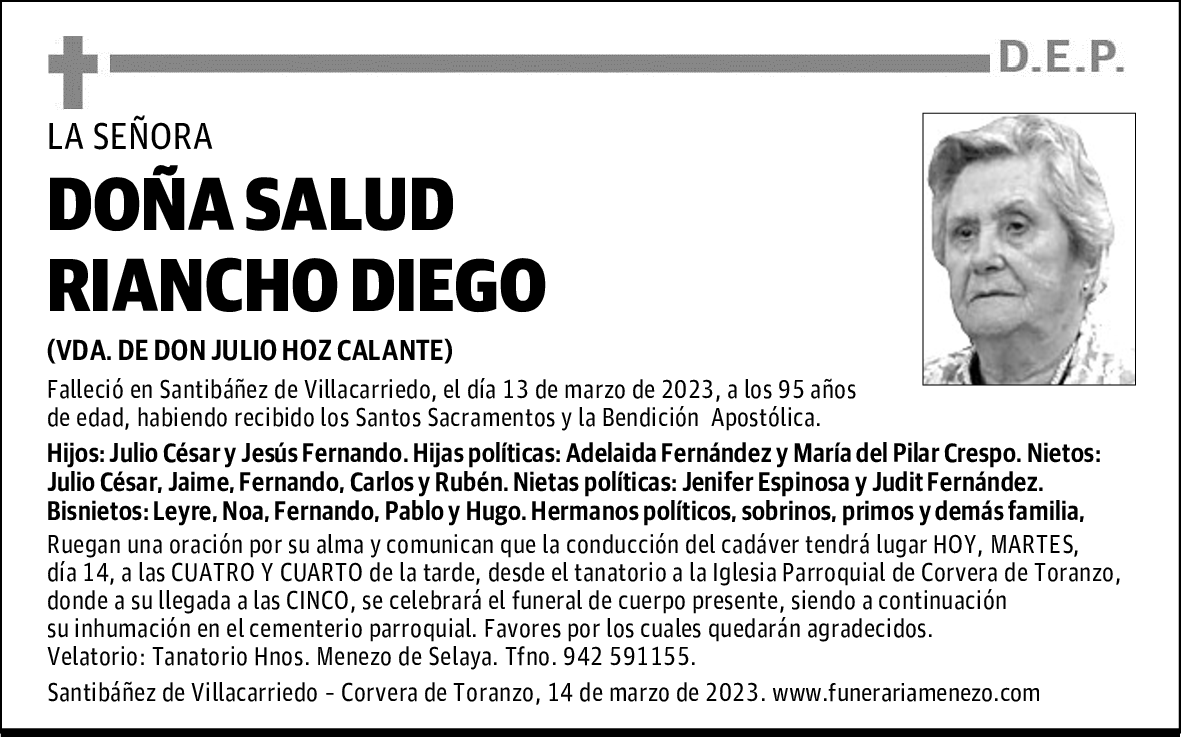 DOÑA SALUD RIANCHO DIEGO