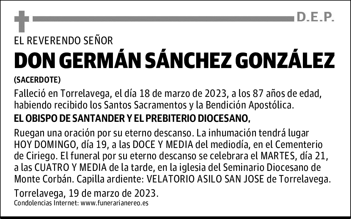 DON GERMÁN SÁNCHEZ GONZÁLEZ