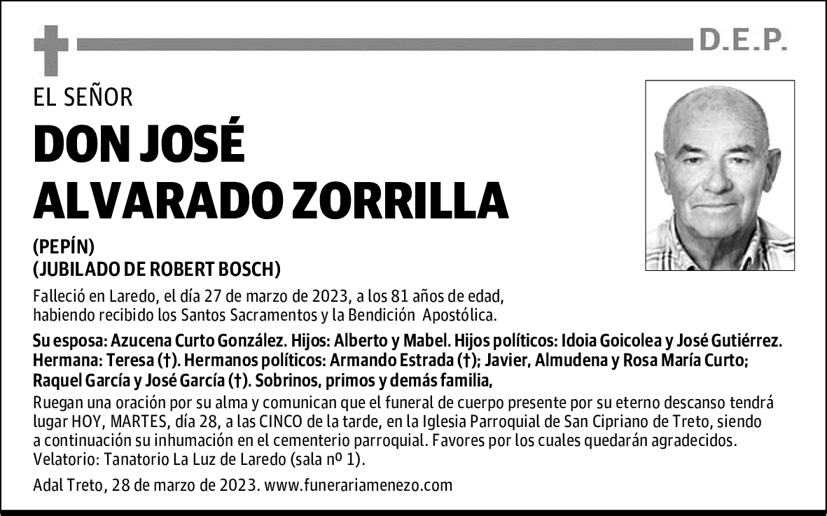 DON JOSÉ ALVARADO ZORRILLA