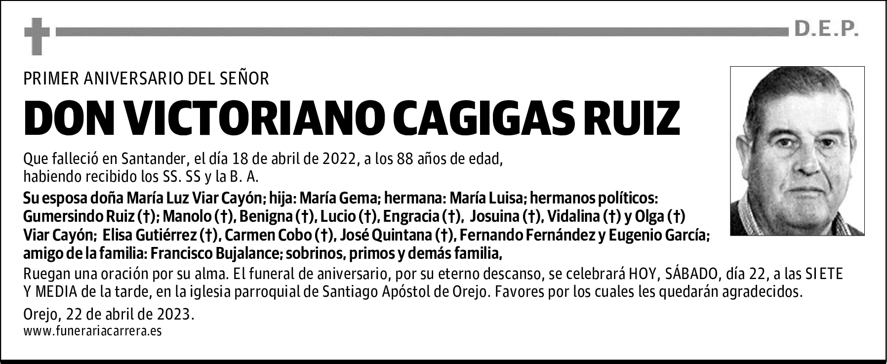 DON VICTORIANO CAGIGAS RUIZ