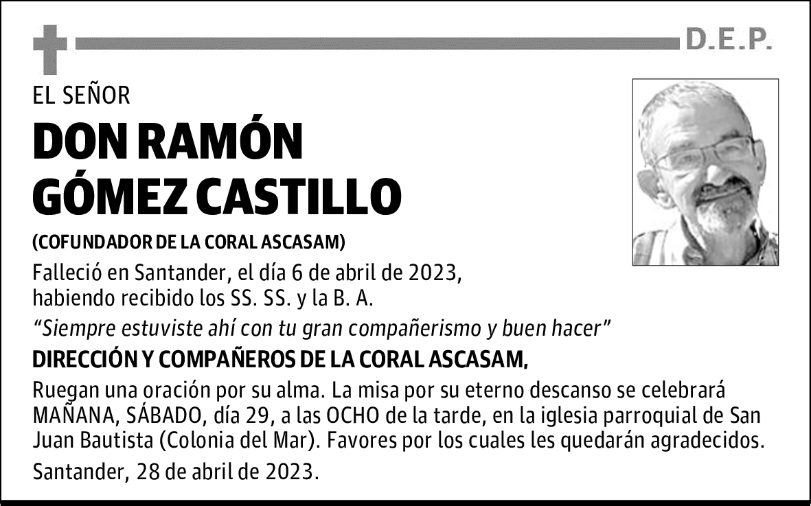 DON RAMÓN GÓMEZ CASTILLO