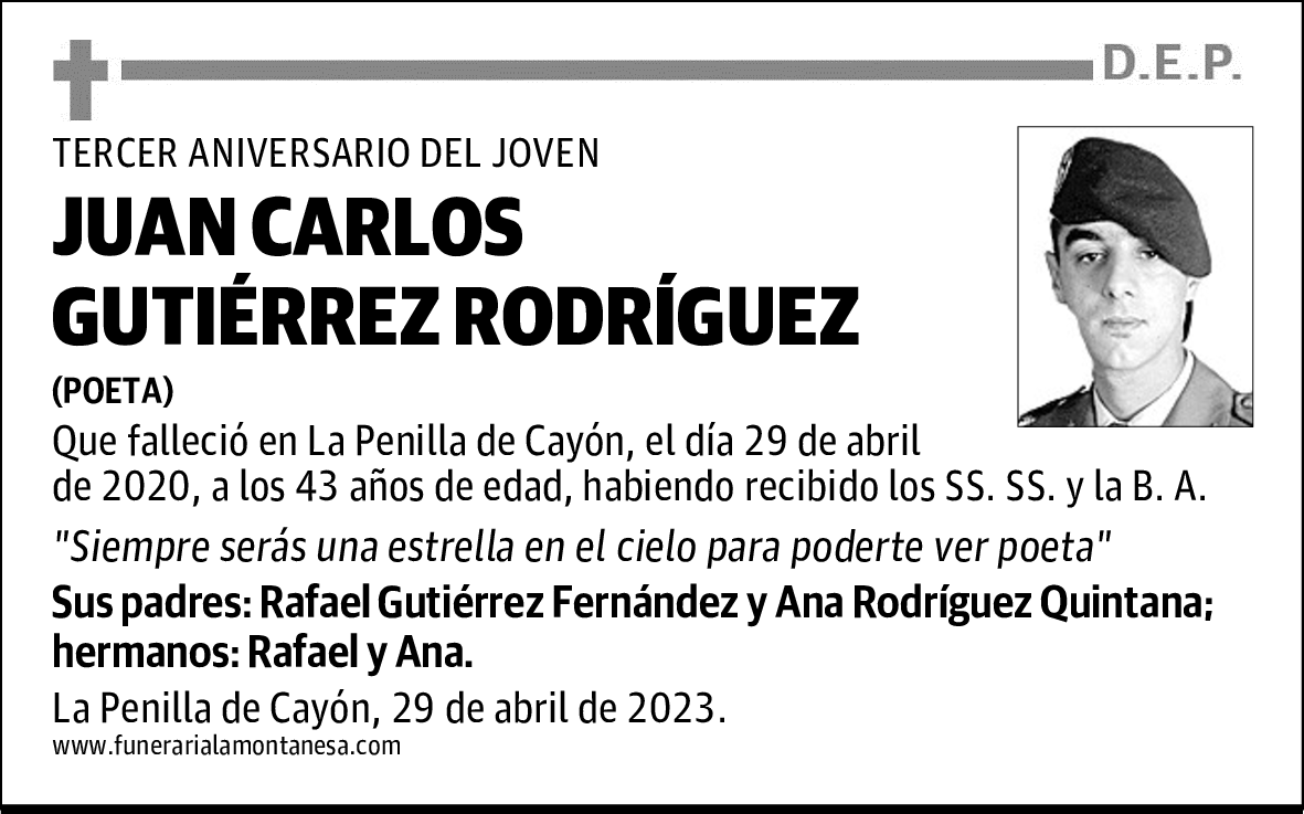 JUAN CARLOS GUTIÉRREZ RODRÍGUEZ