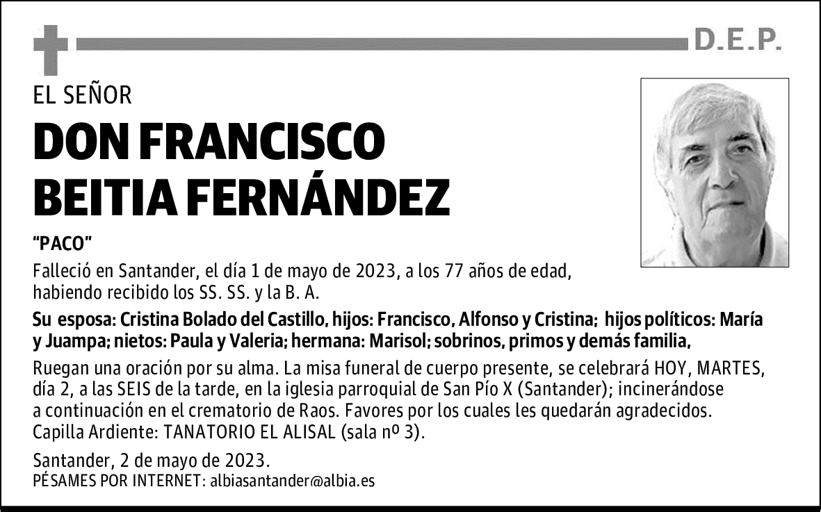 DON FRANCISCO BEITIA FERNÁNDEZ