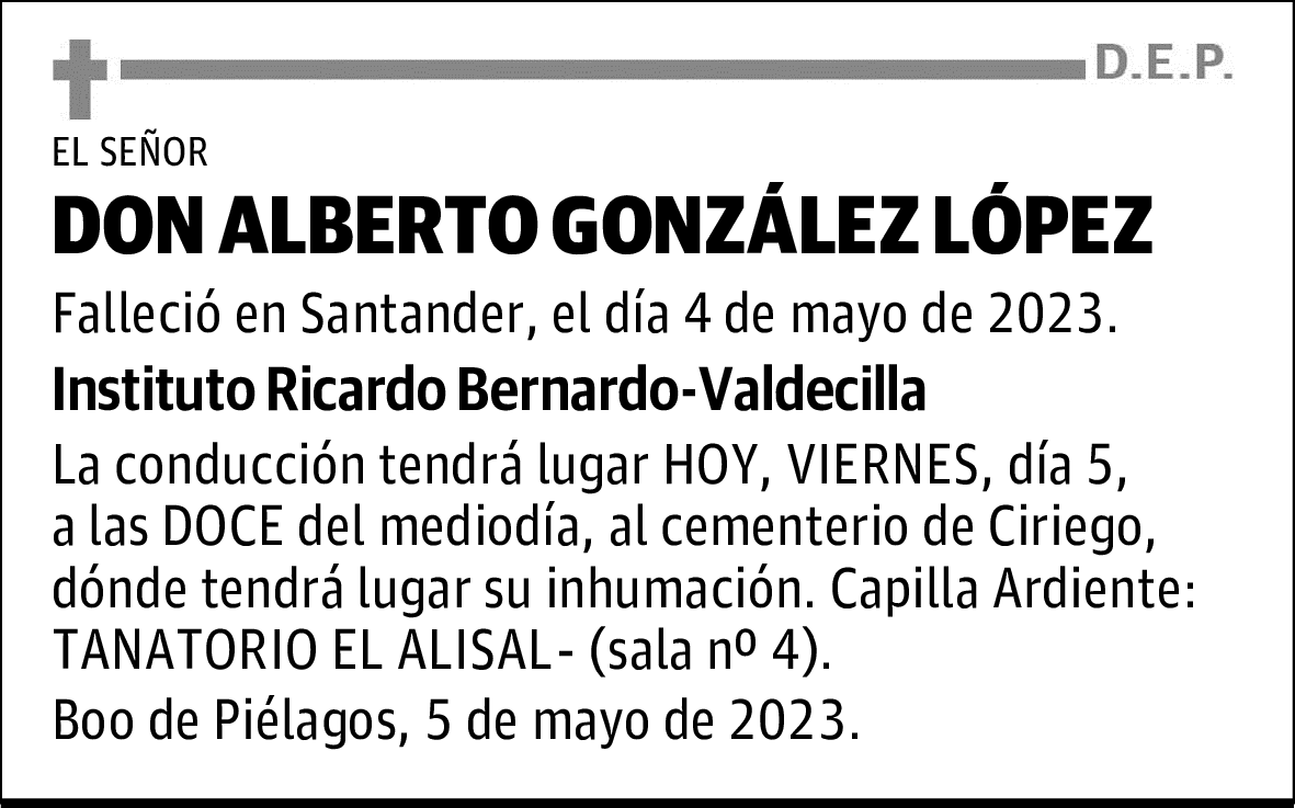 DON ALBERTO GONZÁLEZ LÓPEZ