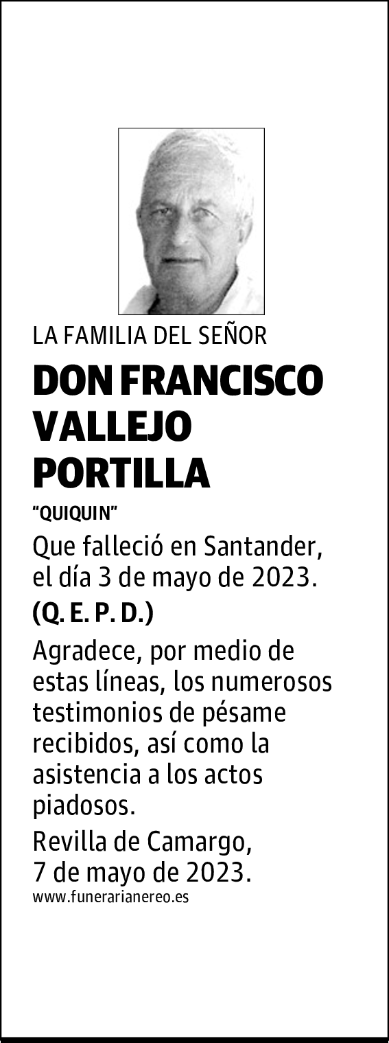 DON FRANCISCO VALLEJO PORTILLA