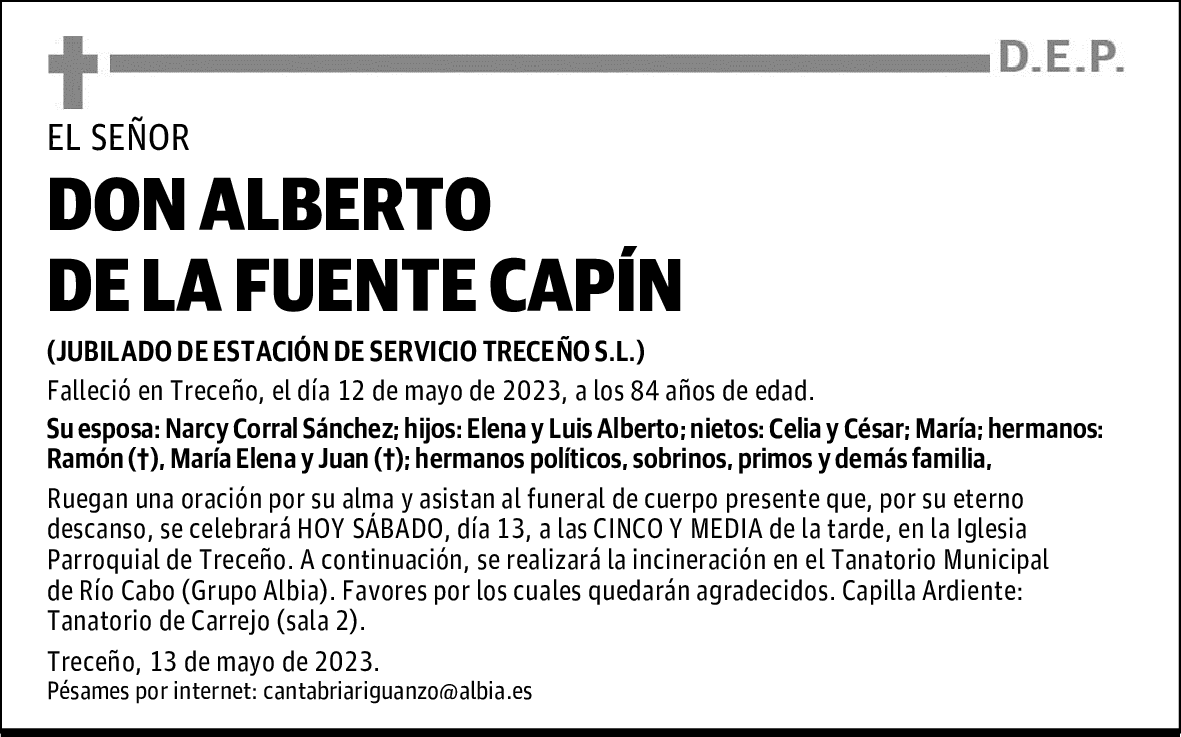 DON ALBERTO DE LA FUENTE CAPÍN