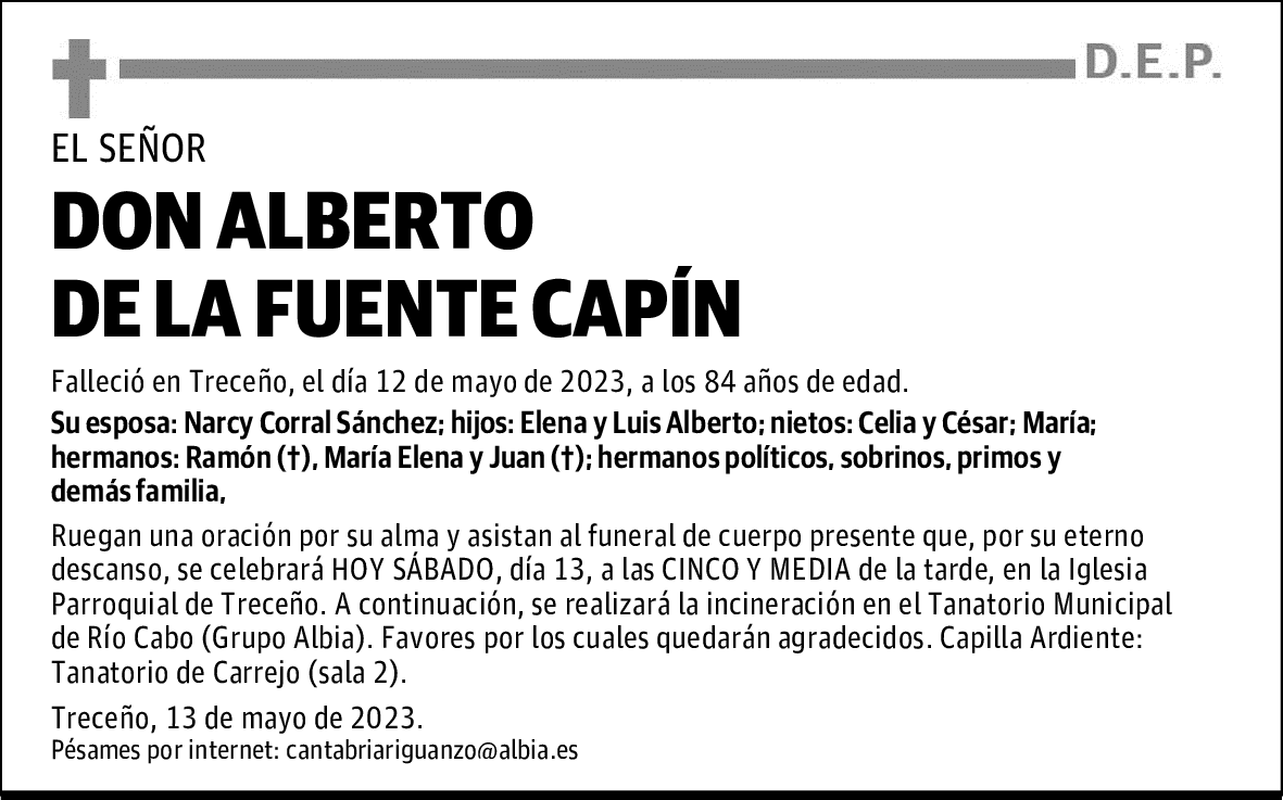 DON ALBERTO DE LA FUENTE CAPÍN