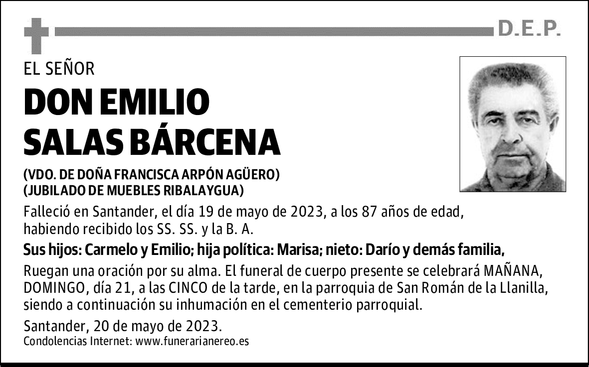 DON EMILIO SALAS BÁRCENA