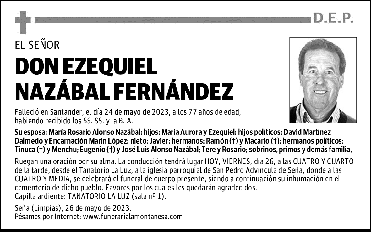 DON EZEQUIEL NAZÁBAL FERNÁNDEZ
