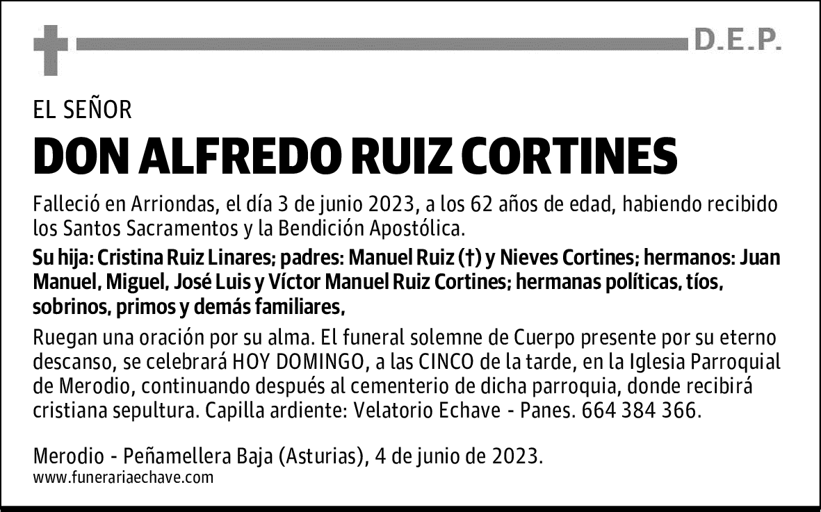 DON ALFREDO RUIZ CORTINES