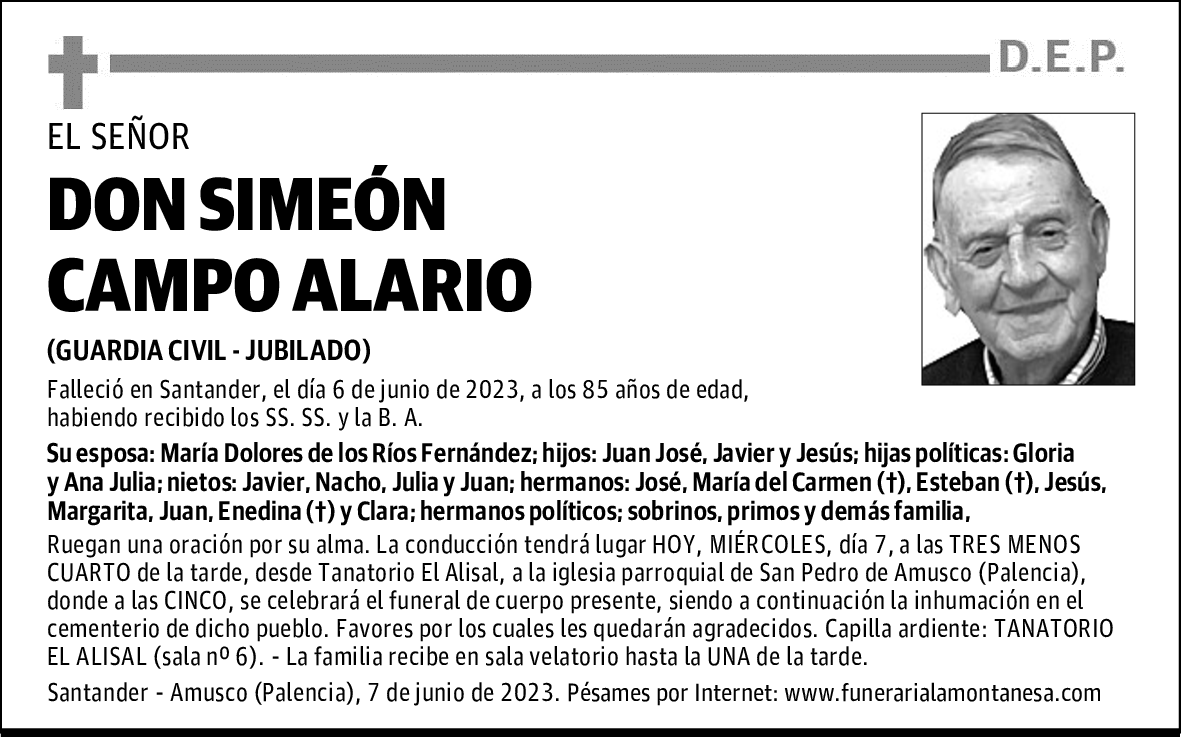 DON SIMEÓN CAMPO ALARIO