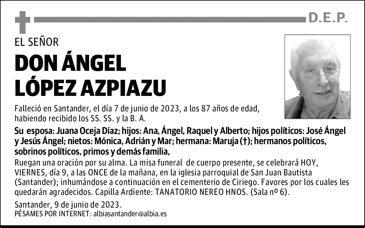 DON ÁNGEL LÓPEZ AZPIAZU