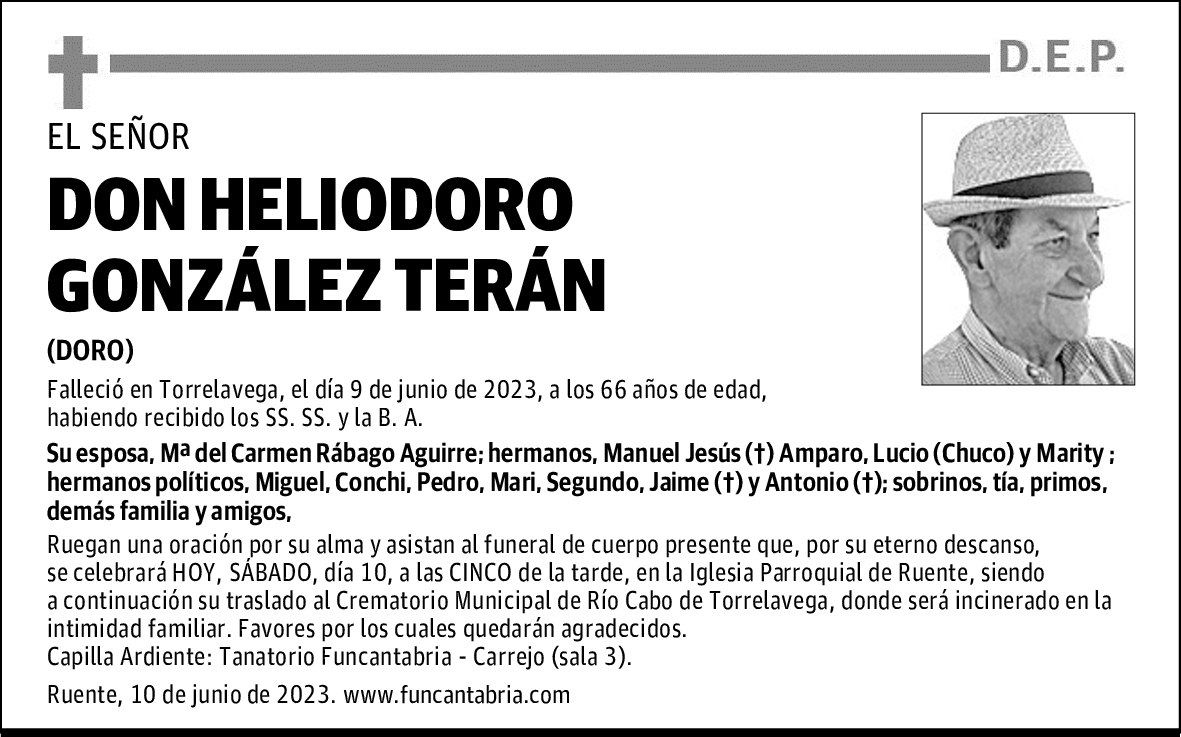 DON HELIODORO GONZÁLEZ TERÁN