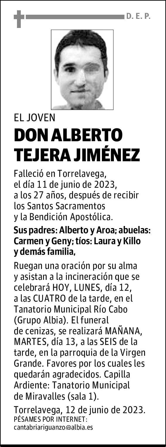 DON ALBERTO TEJERA JIMÉNEZ