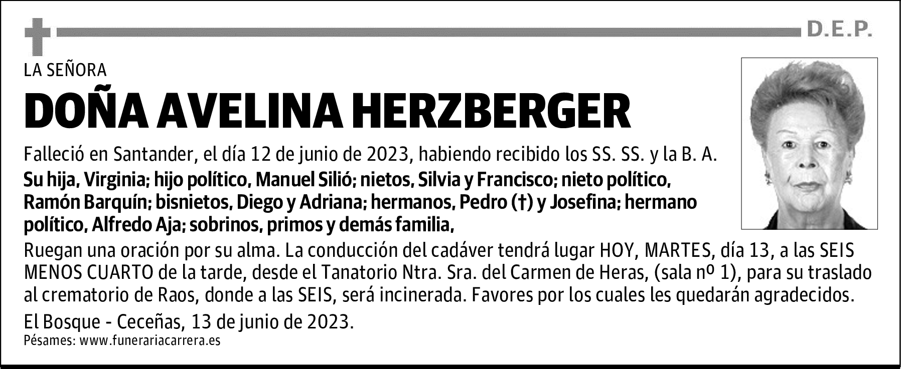 DOÑA AVELINA HERZBERGER