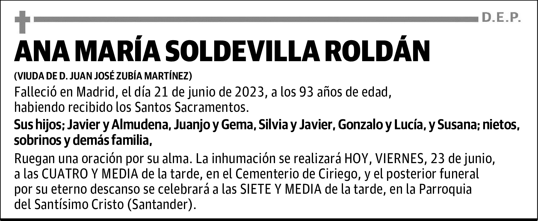 ANA MARÍA SOLDEVILLA ROLDÁN