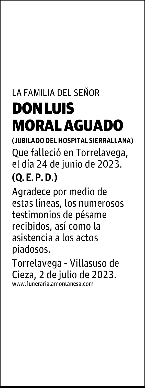 DON LUIS MORAL AGUADO