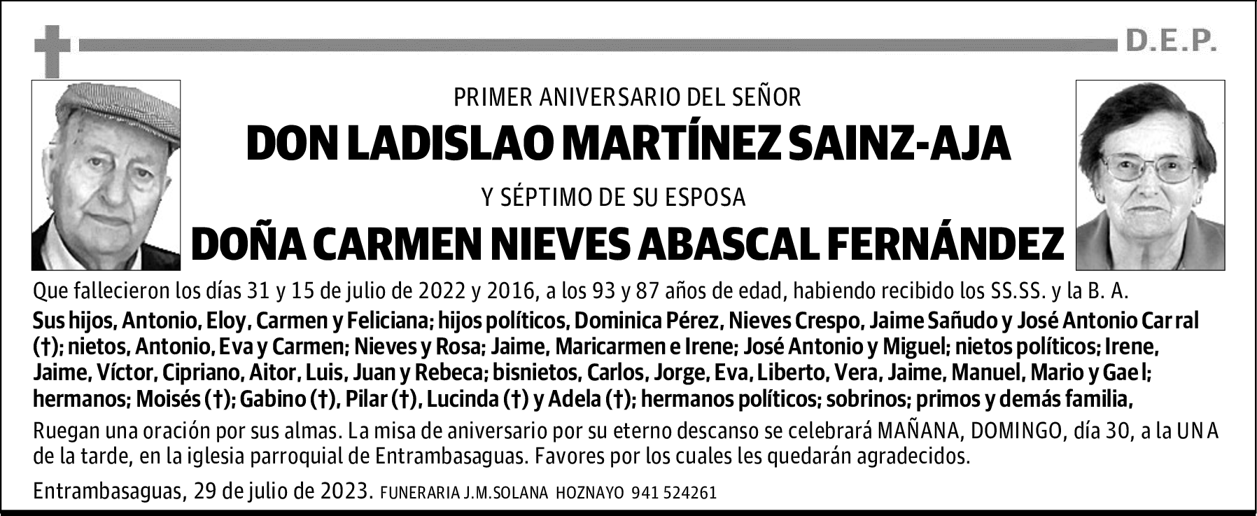 DON LADISLAO MARTÍNEZ SAINZ-AJA