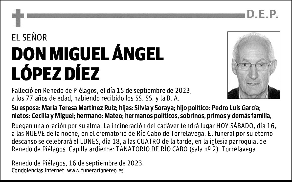 DON MIGUEL ÁNGEL LÓPEZ DÍEZ