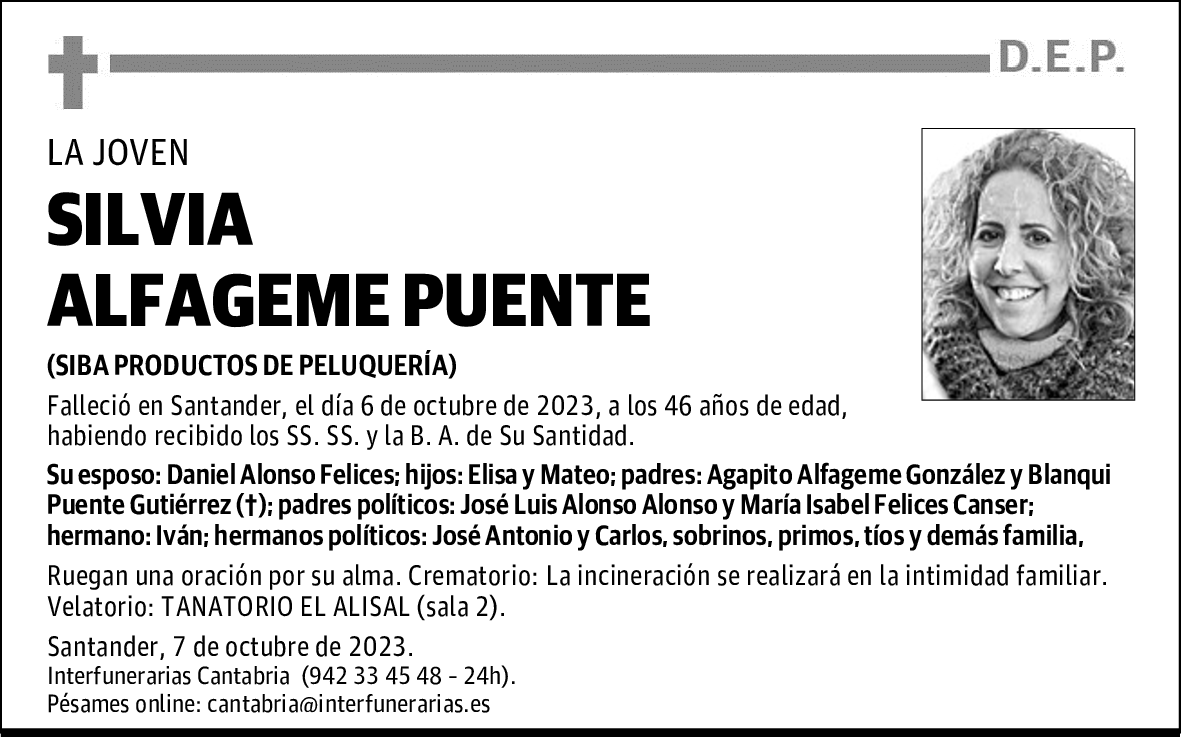 SILVIA ALFAGEME PUENTE