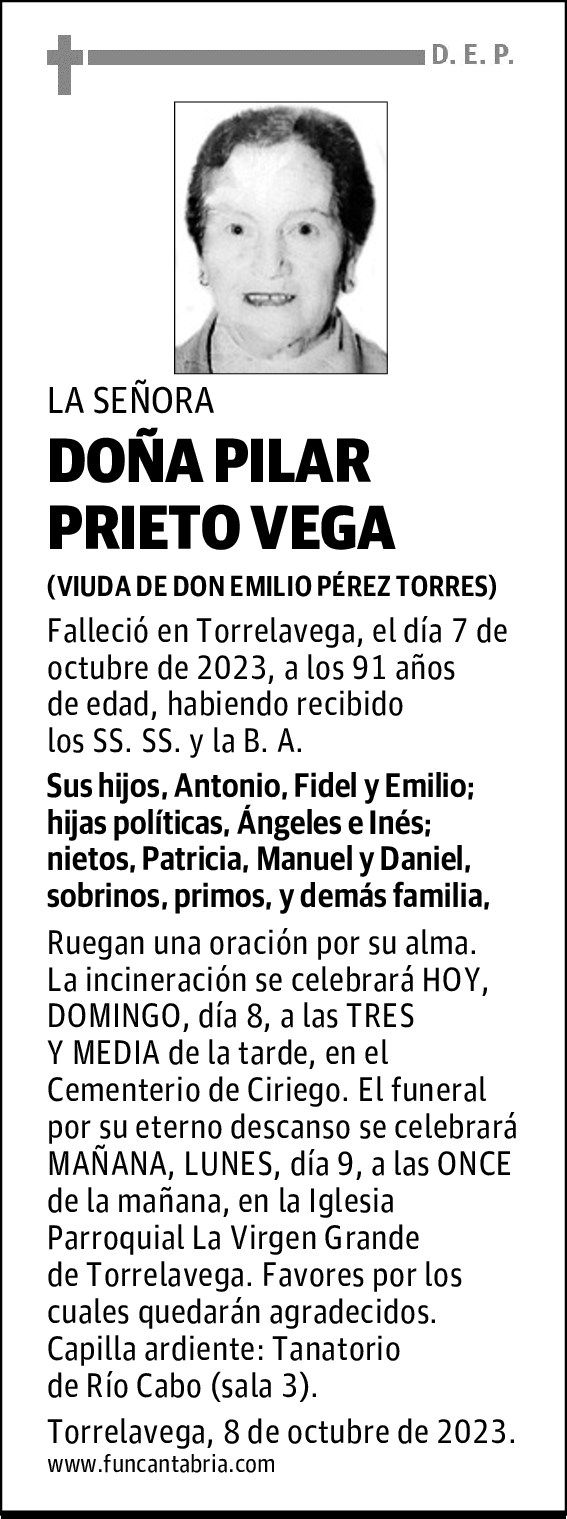 DOÑA PILAR PRIETO VEGA