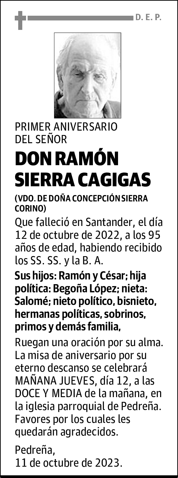 DON RAMÓN SIERRA CAGIGAS