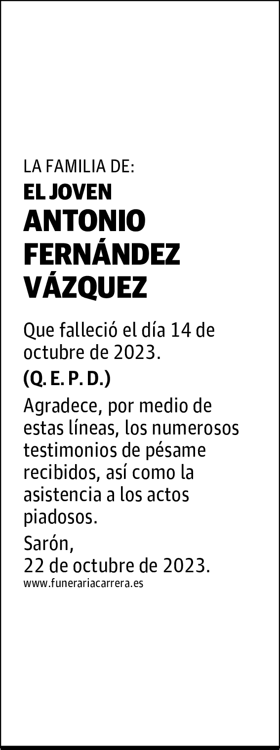 ANTONIO FERNÁNDEZ VÁZQUEZ