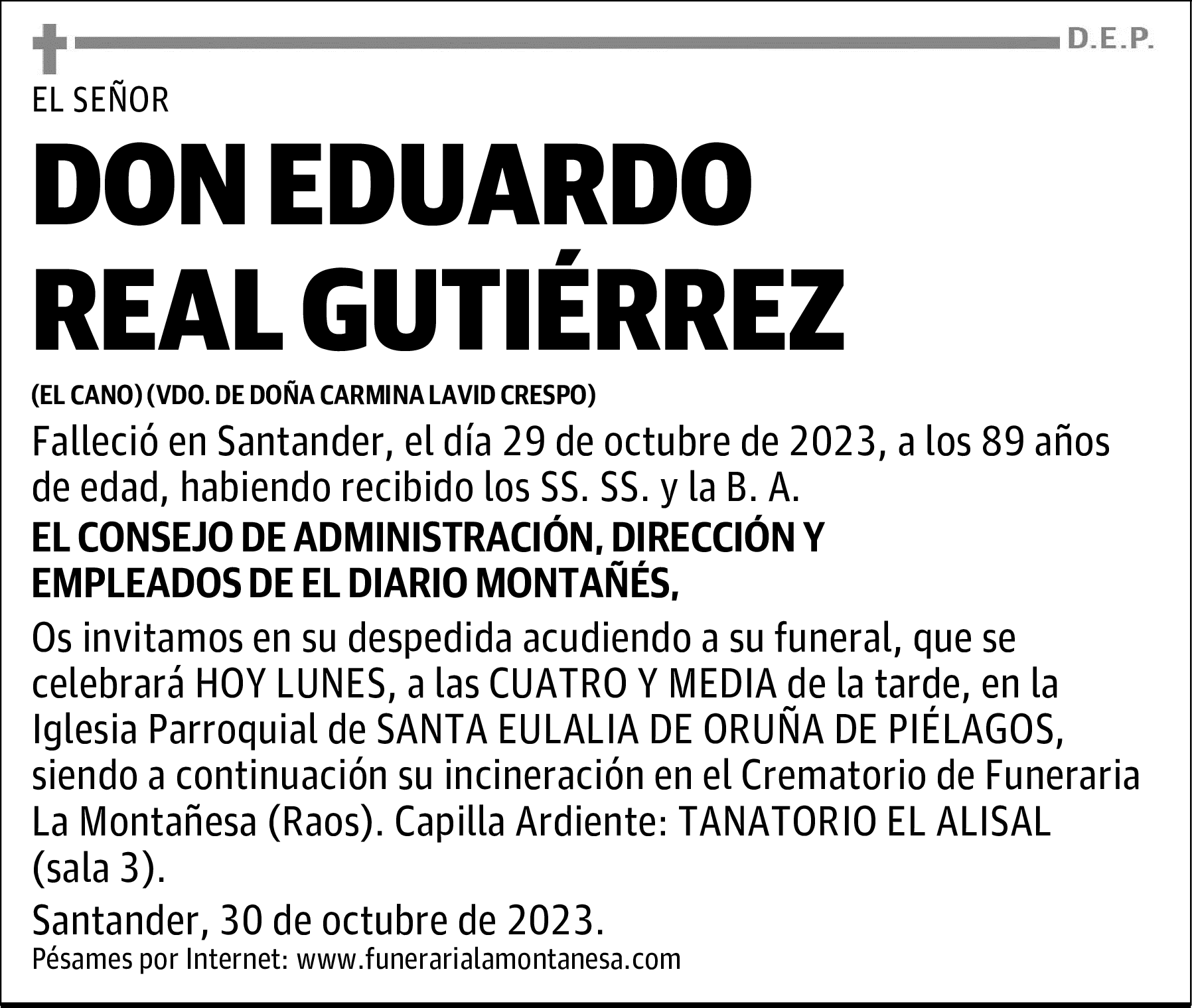 DON EDUARDO REAL GUTIÉRREZ