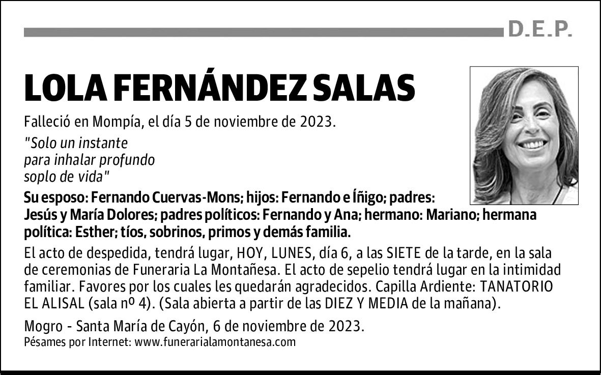 LOLA FERNÁNDEZ SALAS