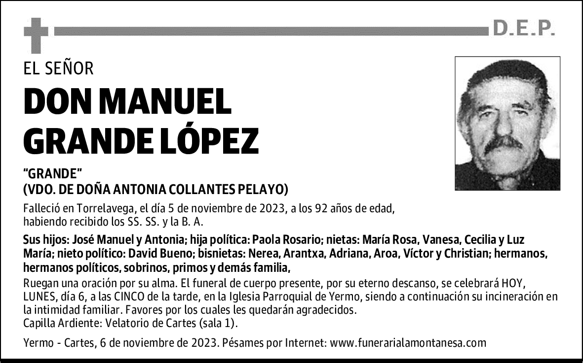 DON MANUEL GRANDE LÓPEZ