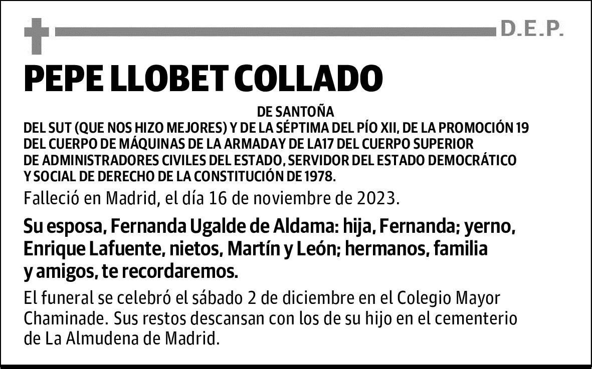 PEPE LLOBET COLLADO