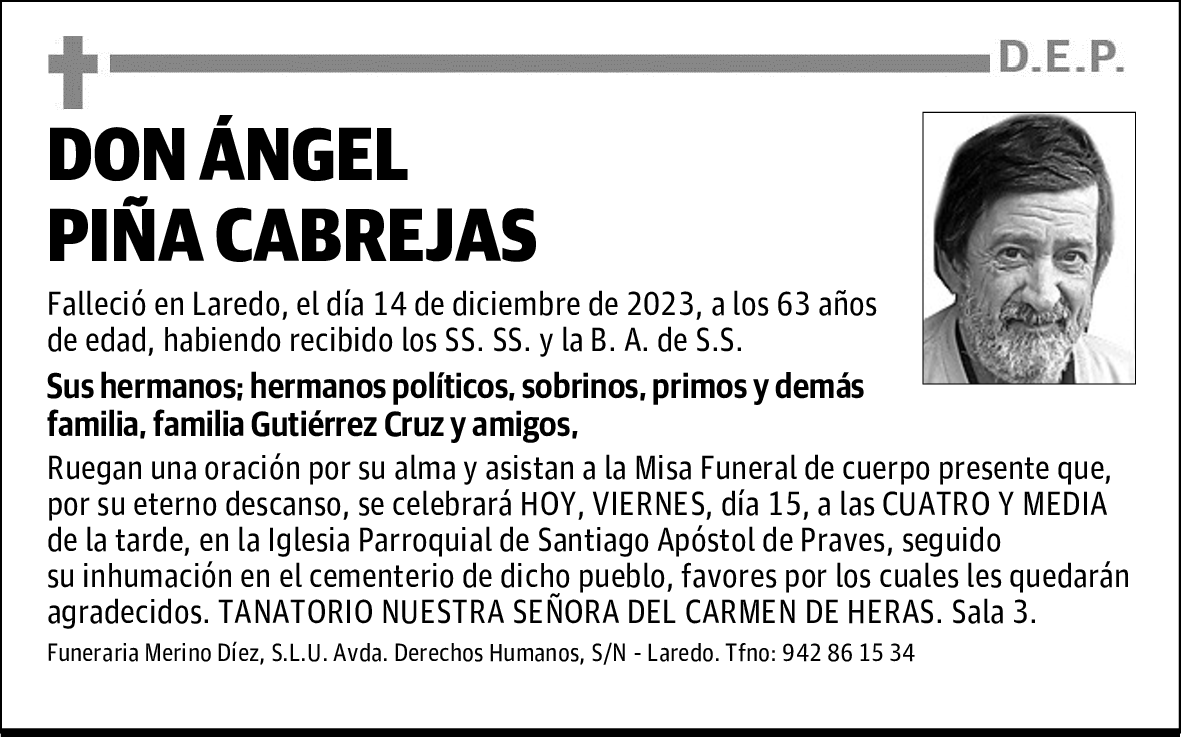 DON ÁNGEL PIÑA CABREJAS