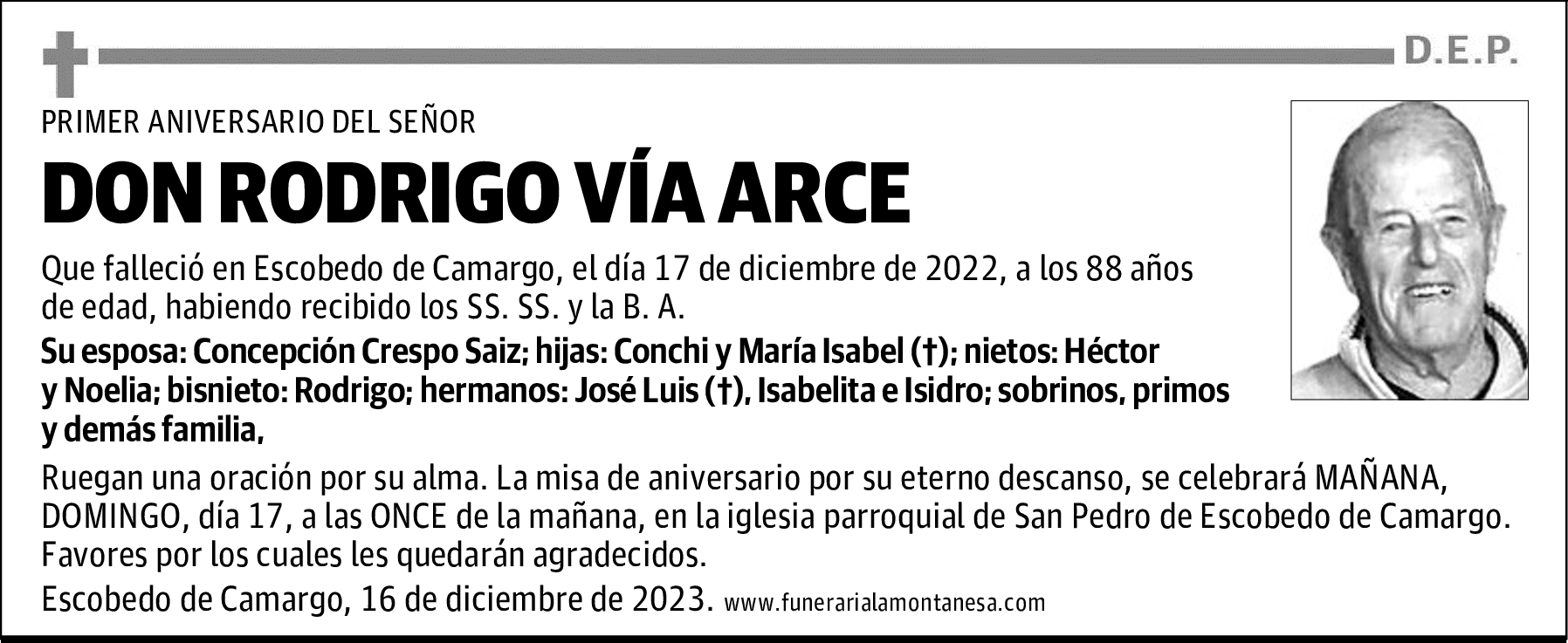 DON RODRIGO VIA ARCE