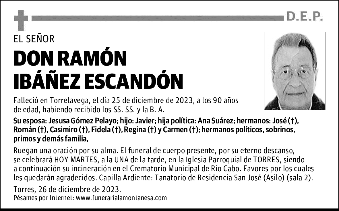 DON RAMÓN IBÁÑEZ ESCANDÓN