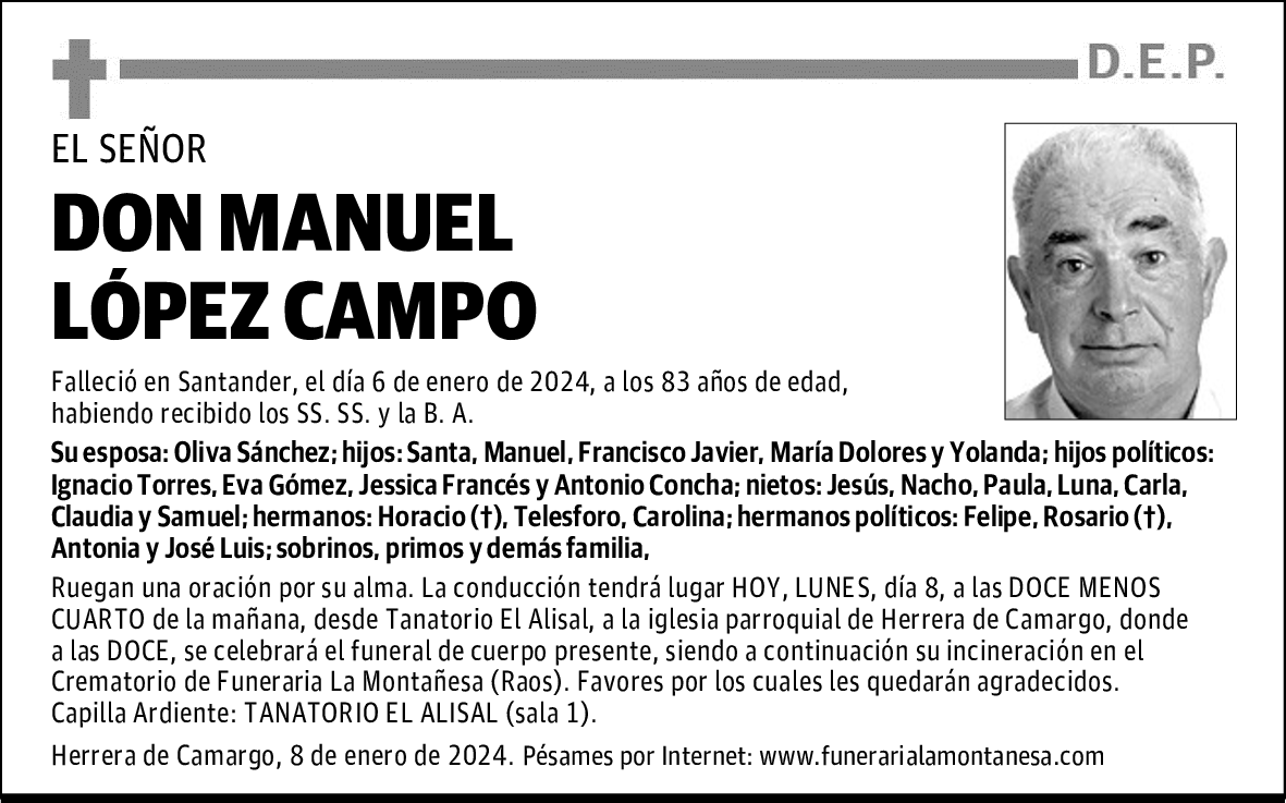 DON MANUEL LÓPEZ CAMPO