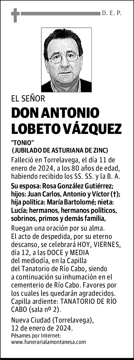 DON ANTONIO LOBETO VÁZQUEZ