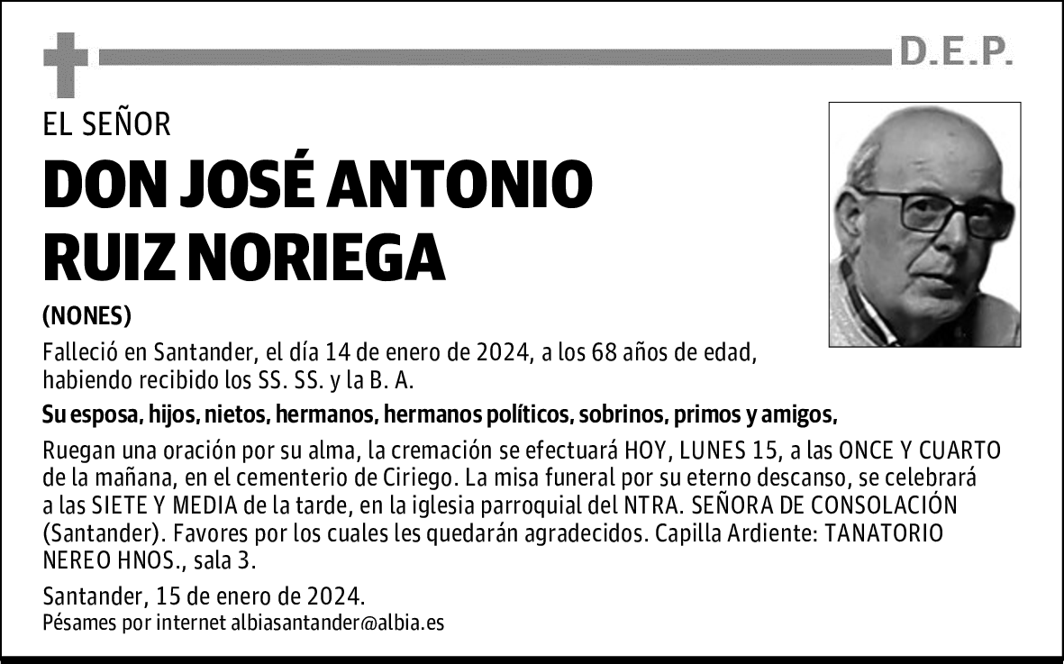 DON JOSÉ ANTONIO RUIZ NORIEGA