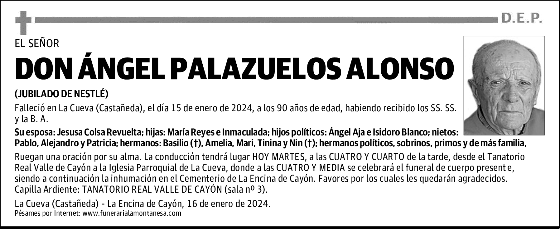 DON ÁNGEL PALAZUELOS ALONSO