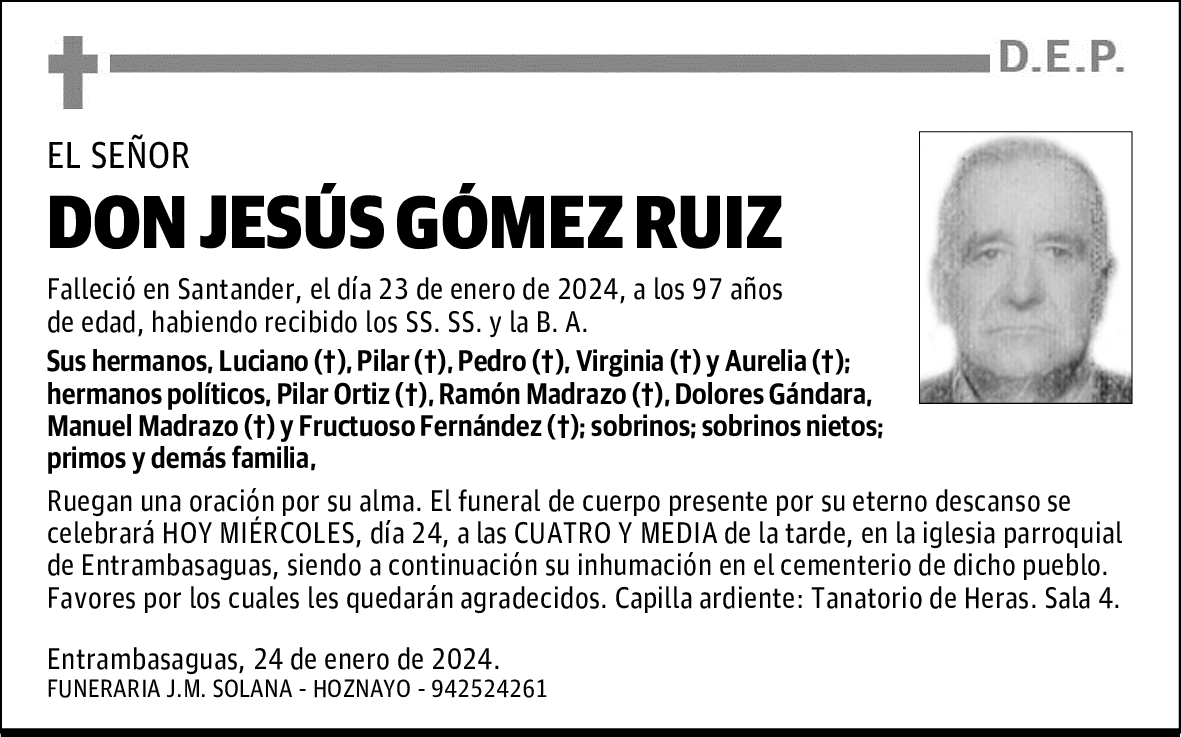 DON JESÚS GÓMEZ RUIZ
