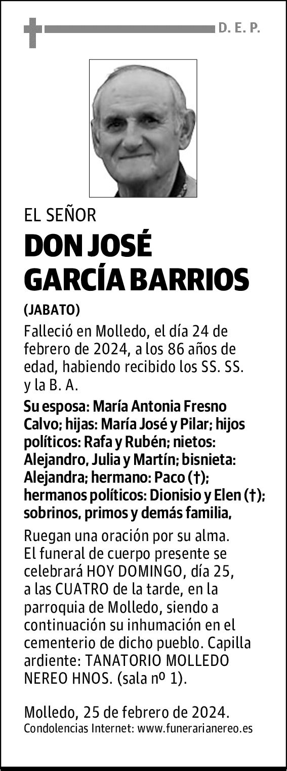 DON JOSÉ GARCÍA BARRIOS