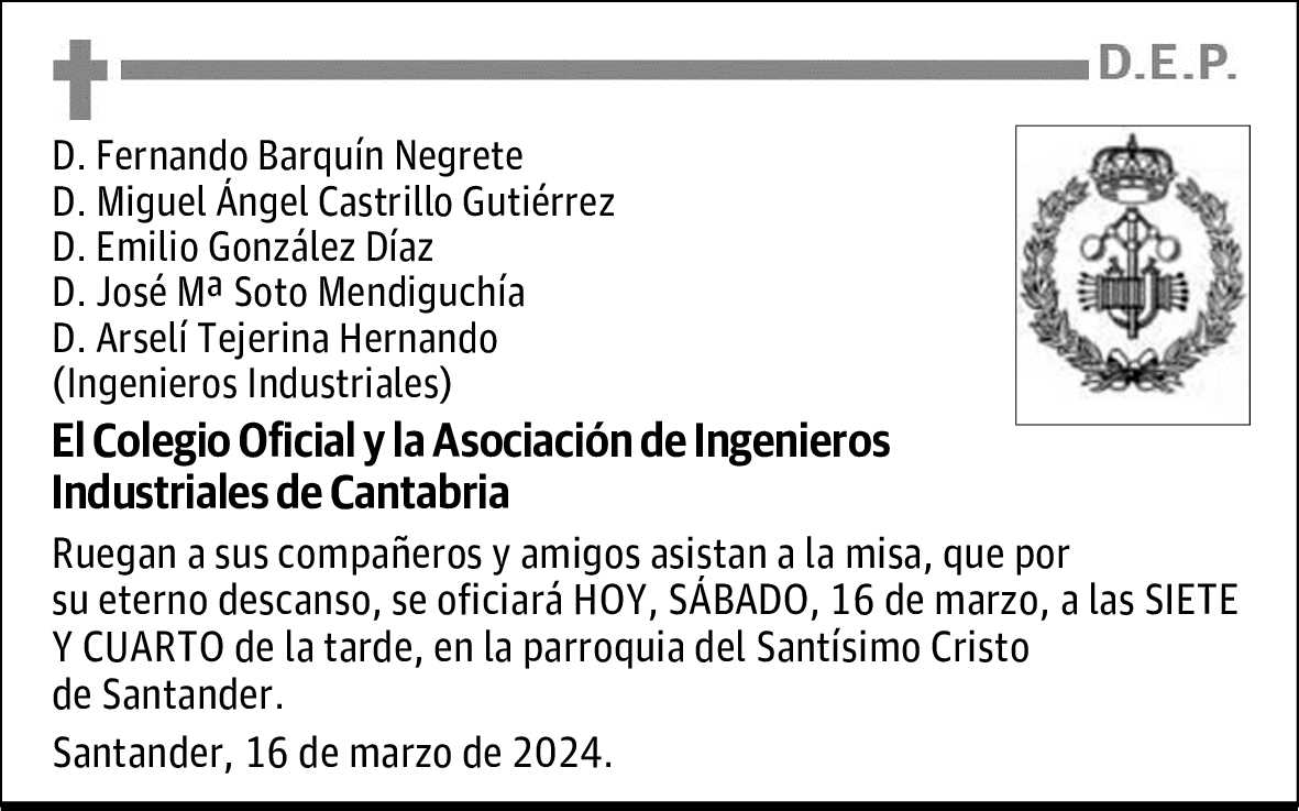COLEGIO OFICIAL DE INGENIEROS INDUSTRIALES