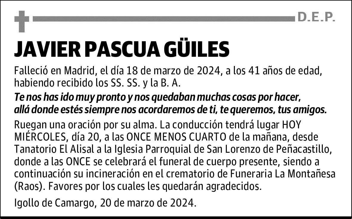 JAVIER PASCUA GÜILES