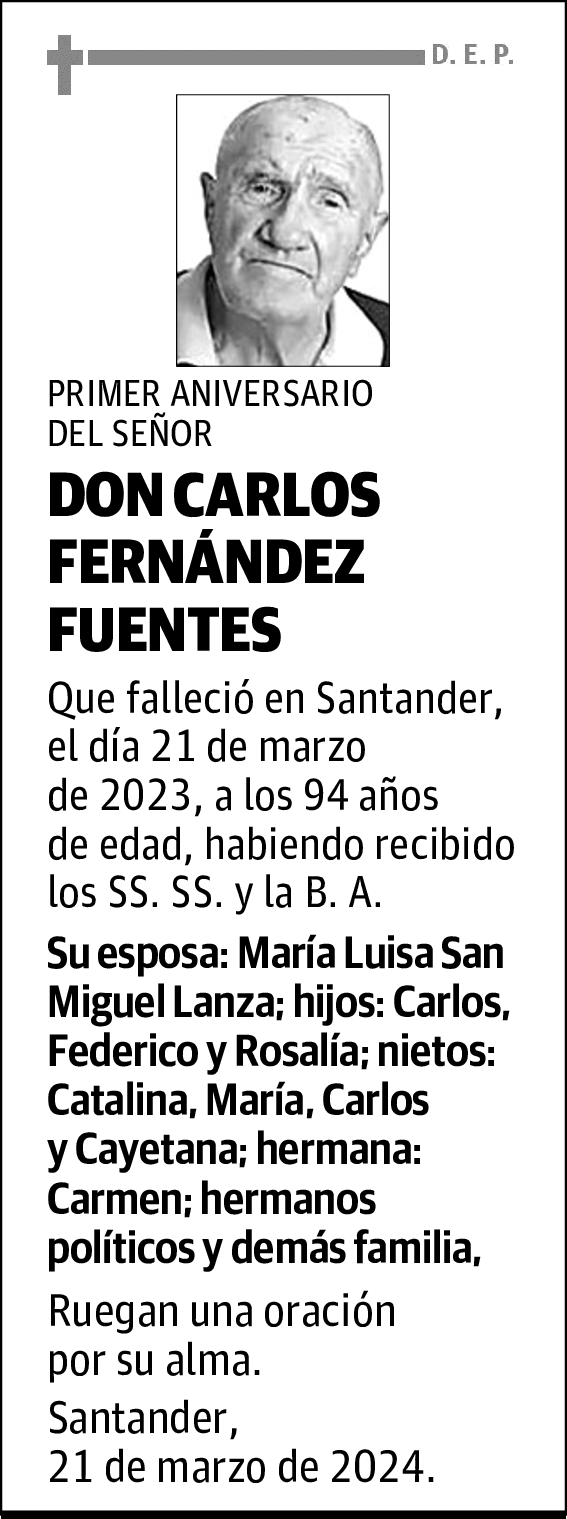 DON CARLOS FERNÁNDEZ FUENTES