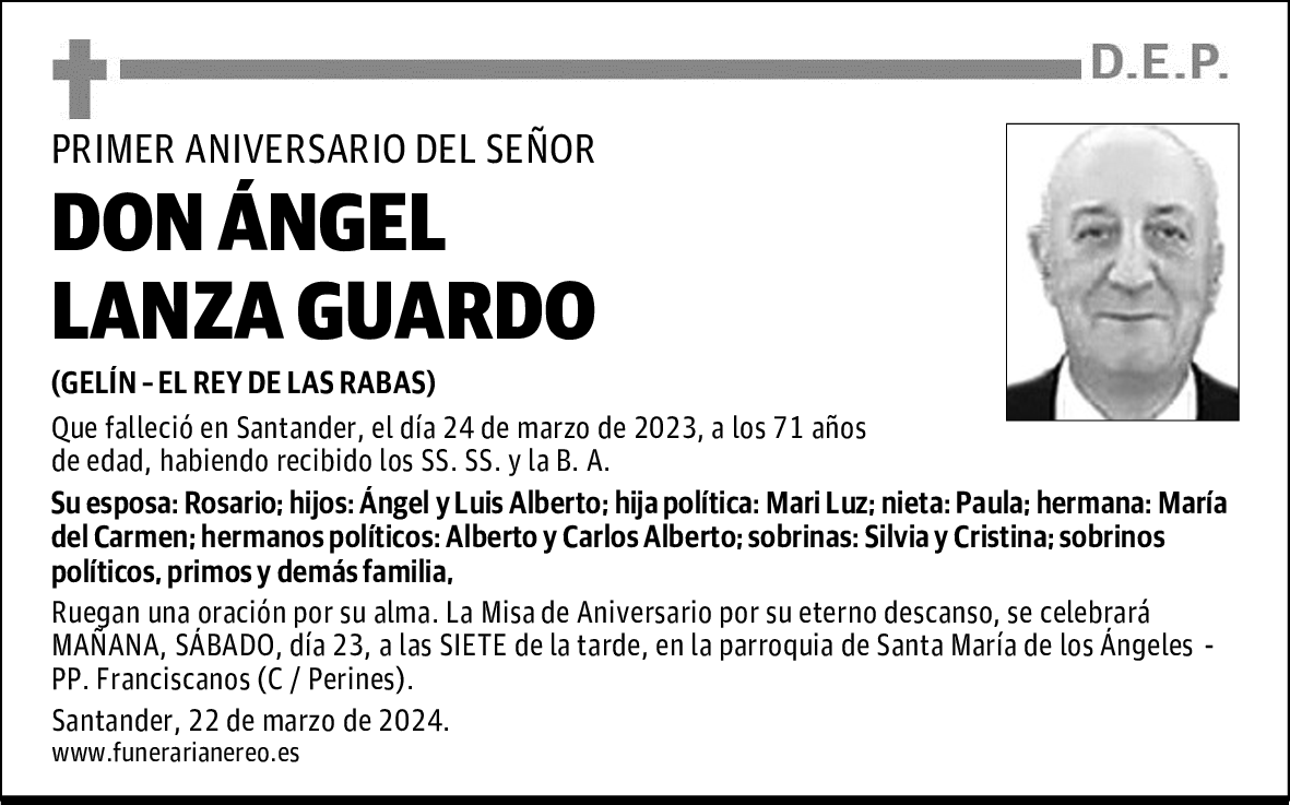 DON ÁNGEL LANZA GUARDO