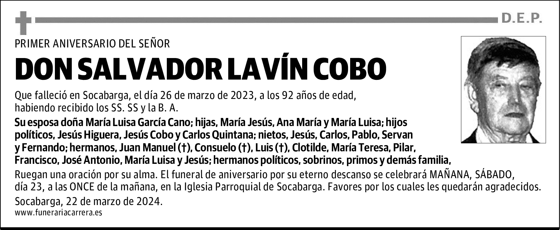 DON SALVADOR LAVÍN COBO