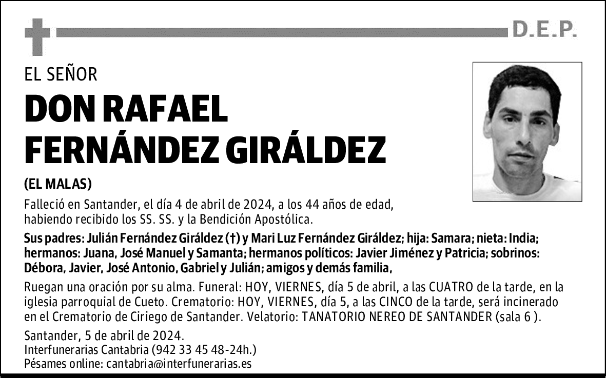 DON RAFAEL FERNÁNDEZ GIRÁLDEZ