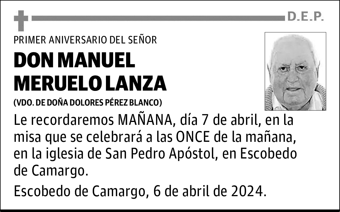 DON MANUEL MERUELO LANZA